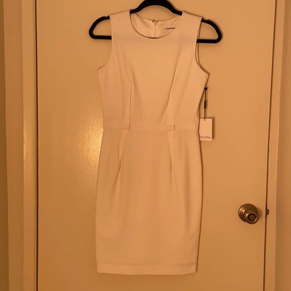 Calvin Klein white dress